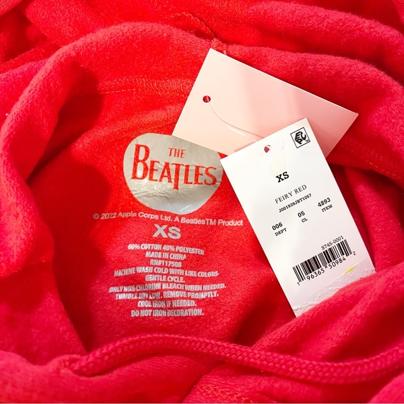 The Beatles Lightweight Hoodie NWT - Picture 3 of 6